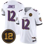 Men’s Ravens Jacoby Jones Patch Vapor Limited Jersey – All Stitched