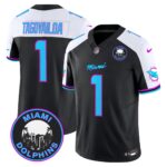 Men’s Dolphins Miami Vice Vapor Limited Jersey V3 – All Stitched
