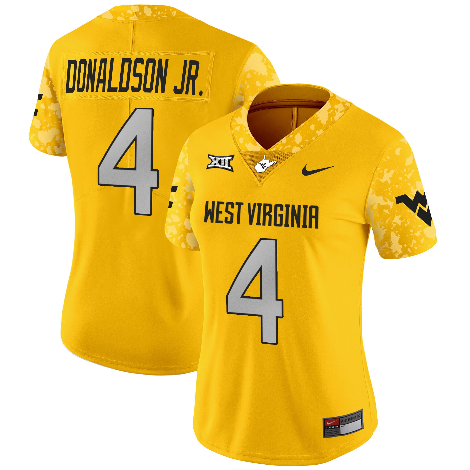 Women’s West Virginia Mountaineers 2024 Vapor Limited Jersey V2 – All Stitched