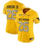 Women’s West Virginia Mountaineers 2024 Vapor Limited Jersey V2 – All Stitched