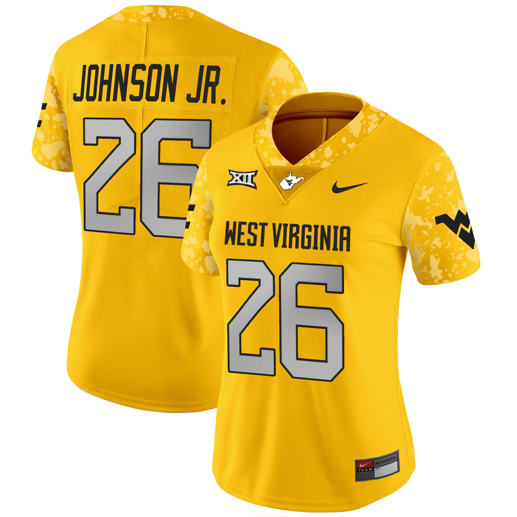 Women’s West Virginia Mountaineers 2024 Vapor Limited Jersey V2 – All Stitched