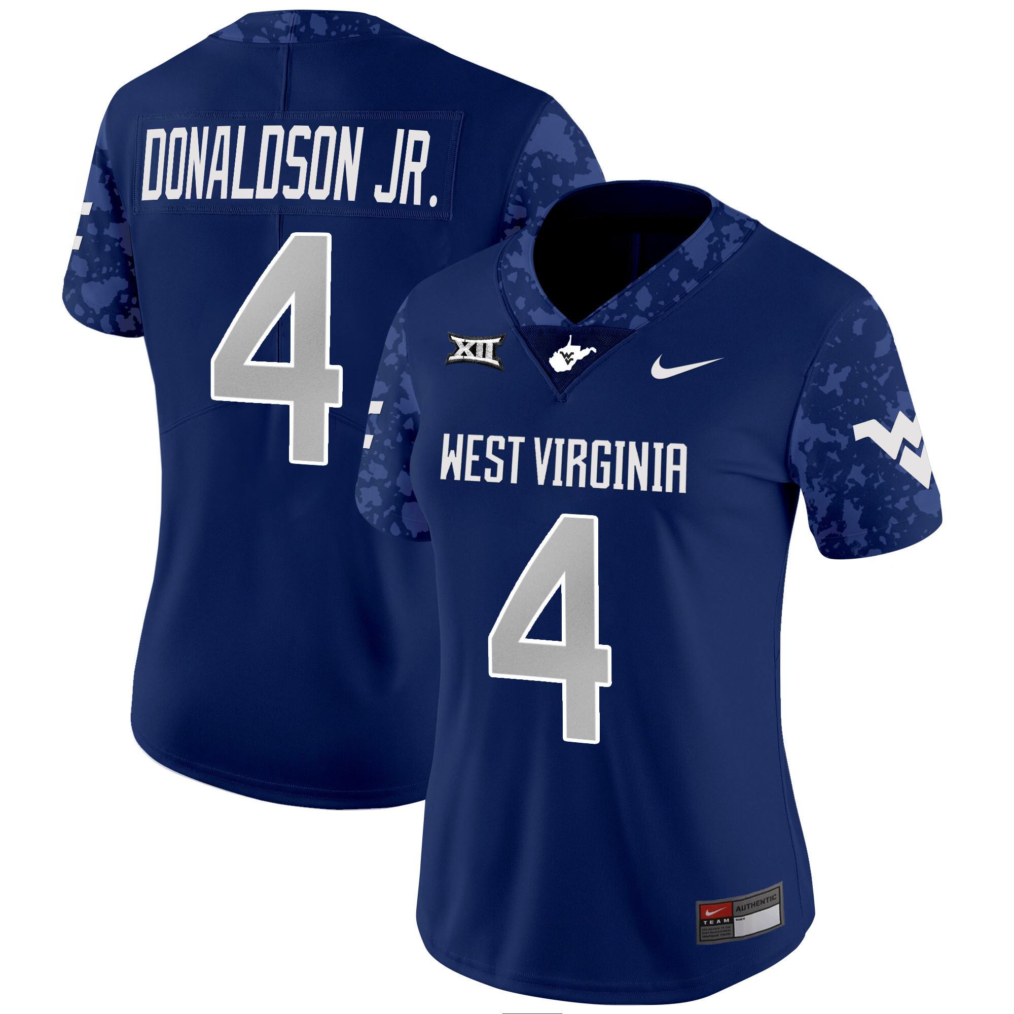 Women’s West Virginia Mountaineers 2024 Vapor Limited Jersey V2 – All Stitched