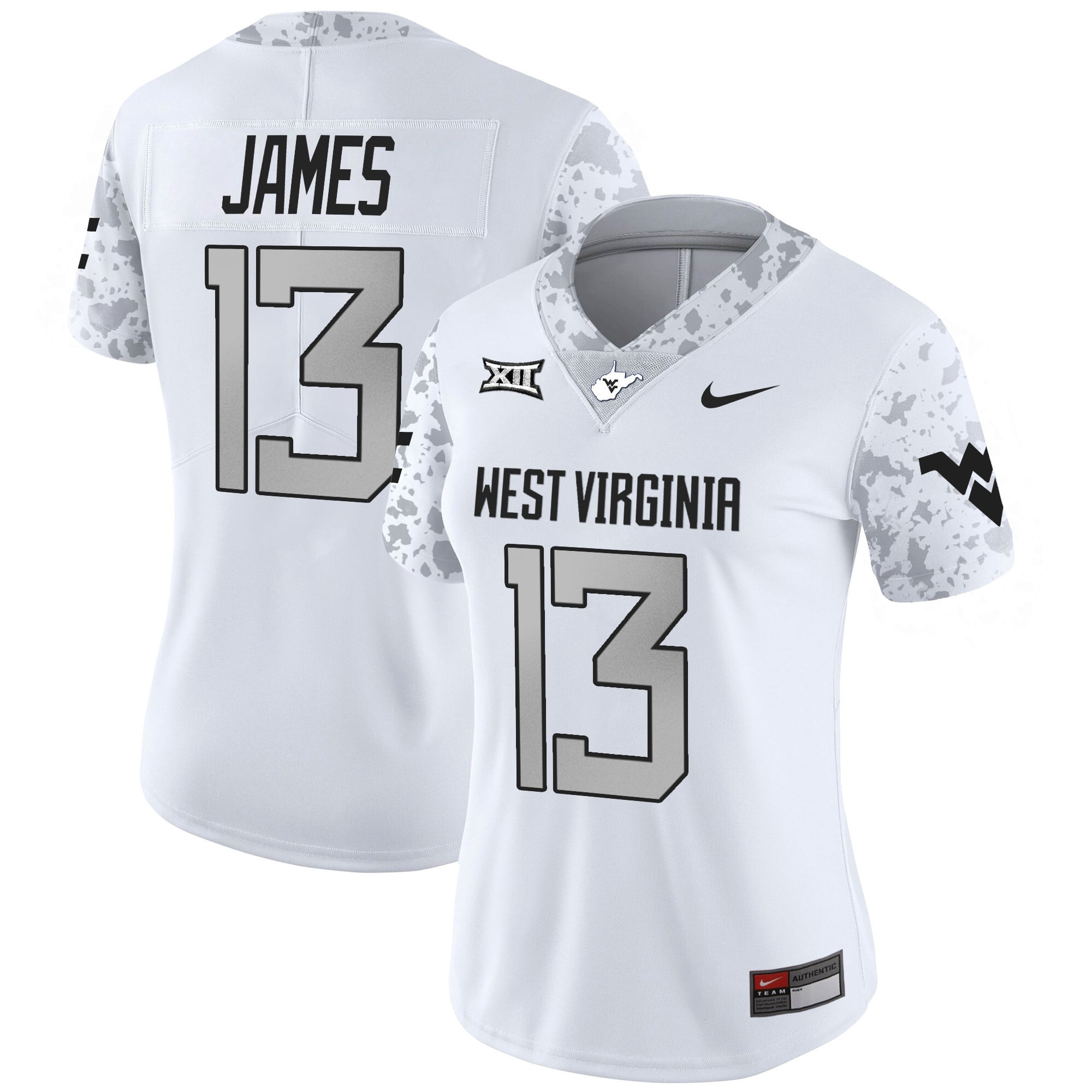 Women’s West Virginia Mountaineers 2024 Vapor Limited Jersey V2 – All Stitched