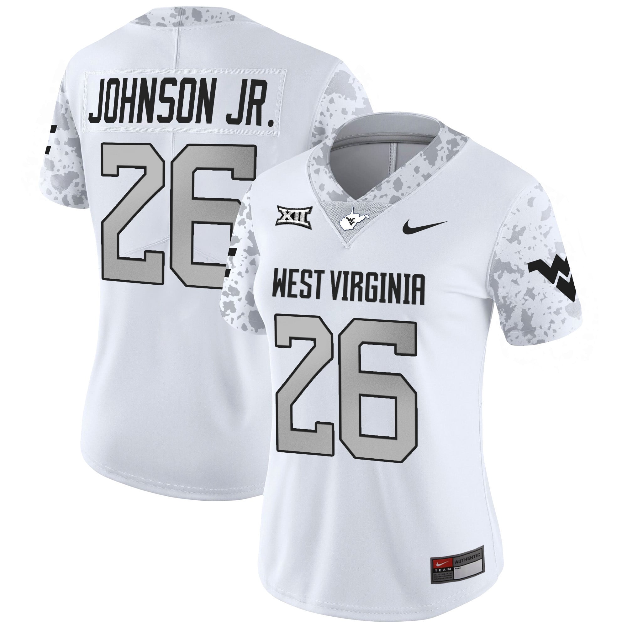 Women’s West Virginia Mountaineers 2024 Vapor Limited Jersey V2 – All Stitched