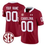 South Carolina Gamecocks 1980 Throwback Vapor Limited Custom Jersey – All Stitched