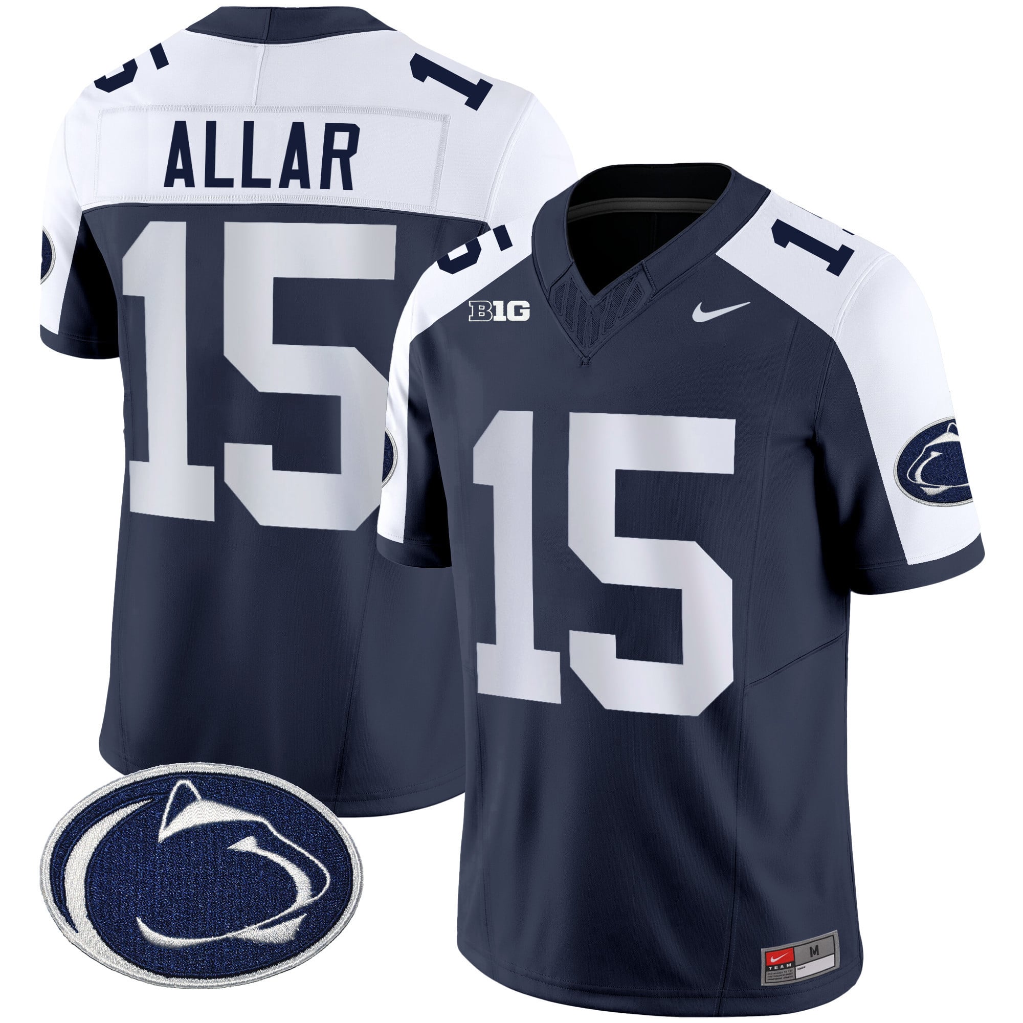 Men’s Penn State Nittany Lions Vapor Limited Jersey – All Stitched