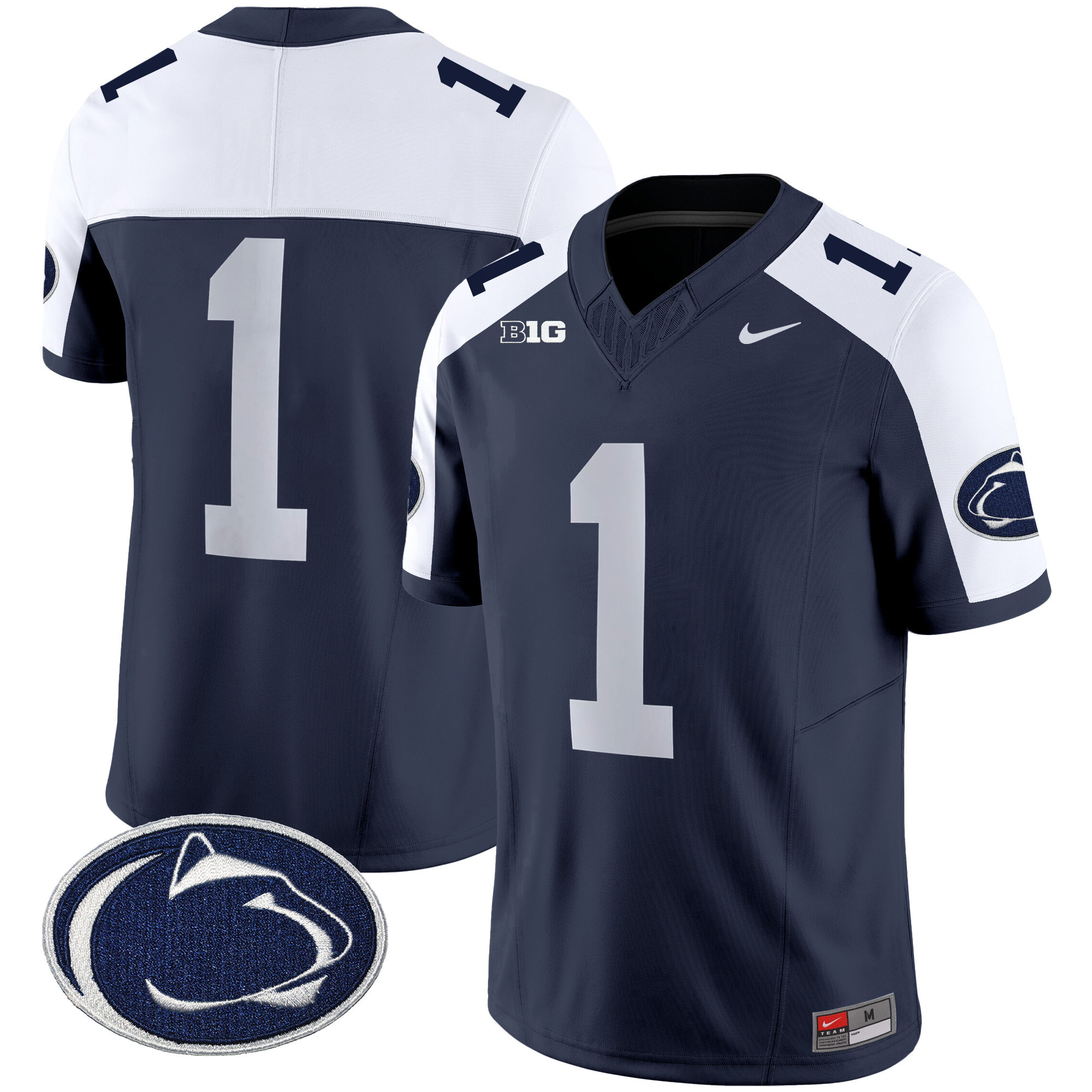 Men’s Penn State Nittany Lions Vapor Limited Jersey – All Stitched