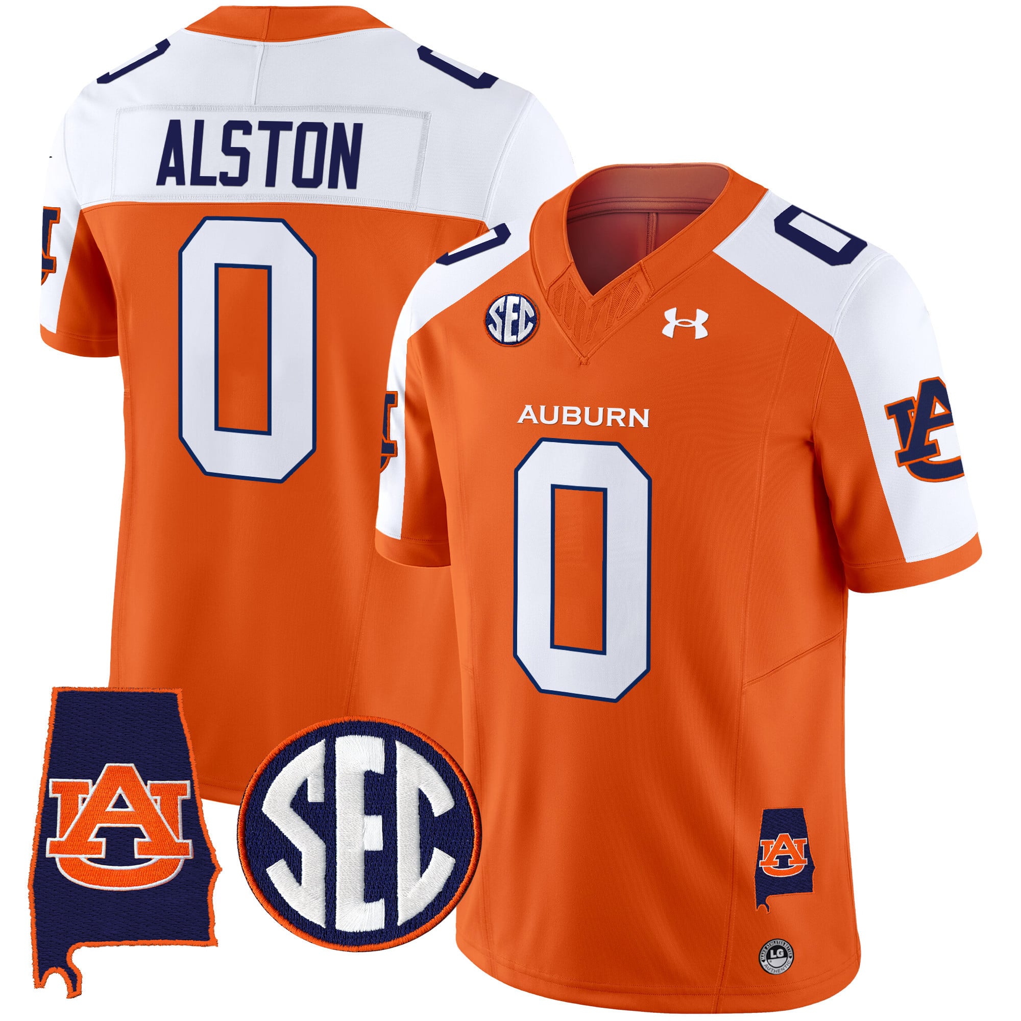 Men’s Auburn Tigers 2024 Alabama Patch Vapor Limited Jersey – All Stitched