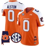Men’s Auburn Tigers 2024 Alabama Patch Vapor Limited Jersey – All Stitched