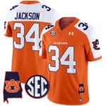 Men’s Auburn Tigers 2024 Alabama Patch Vapor Limited Jersey – All Stitched