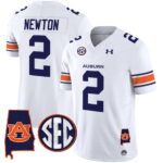 Men’s Auburn Tigers 2024 Alabama Patch Vapor Limited Jersey – All Stitched