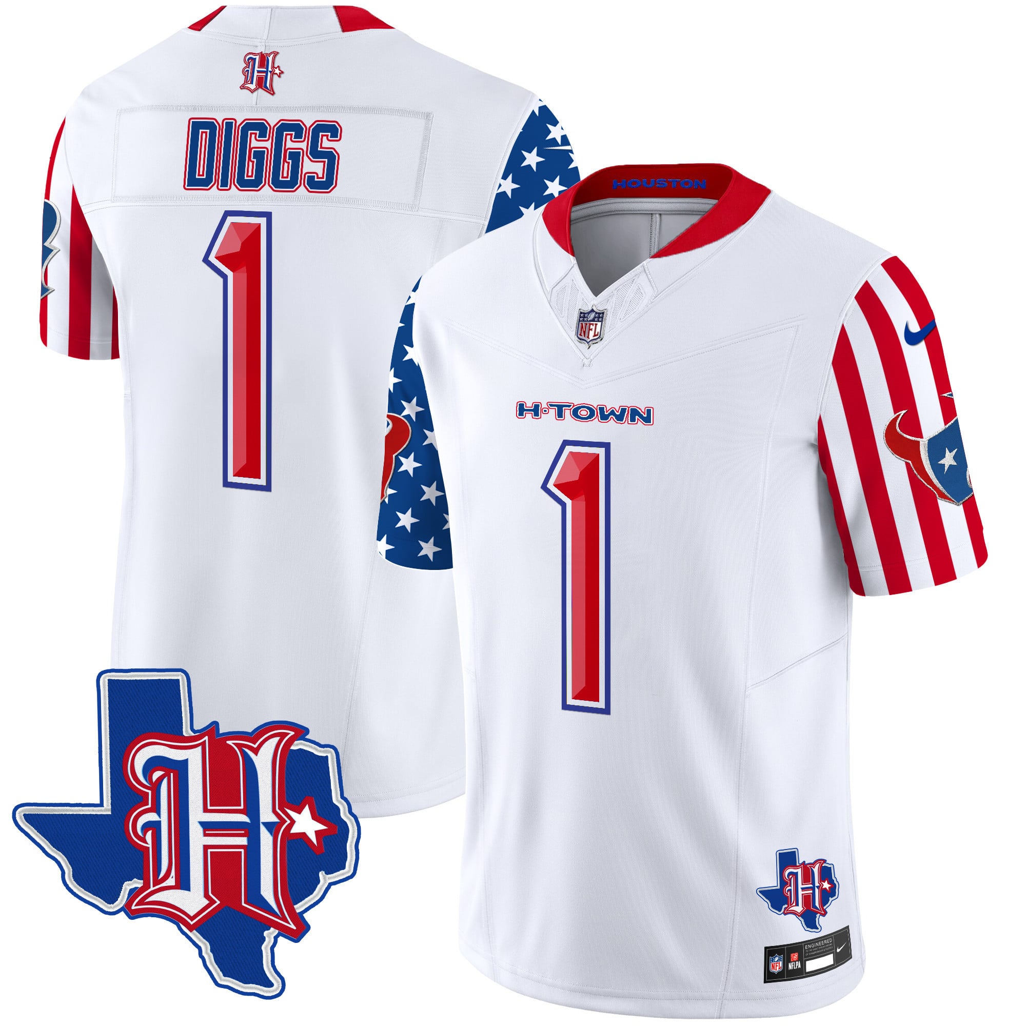 Men’s Houston Texans American Style Vapor Limited Jersey – All Stitched