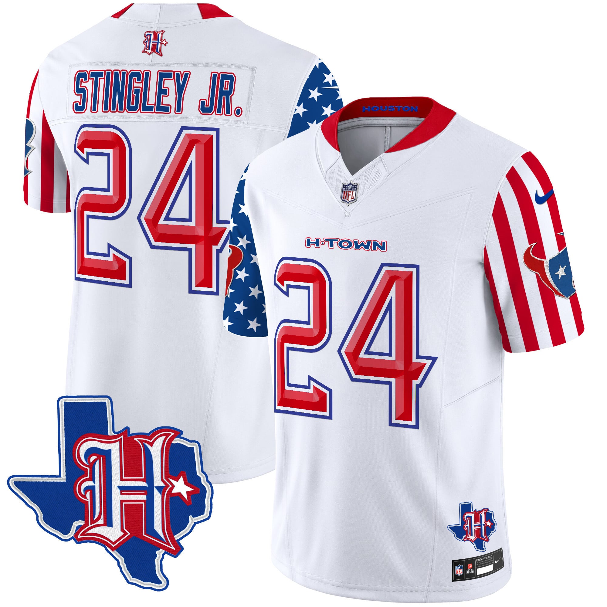 Men’s Houston Texans American Style Vapor Limited Jersey – All Stitched