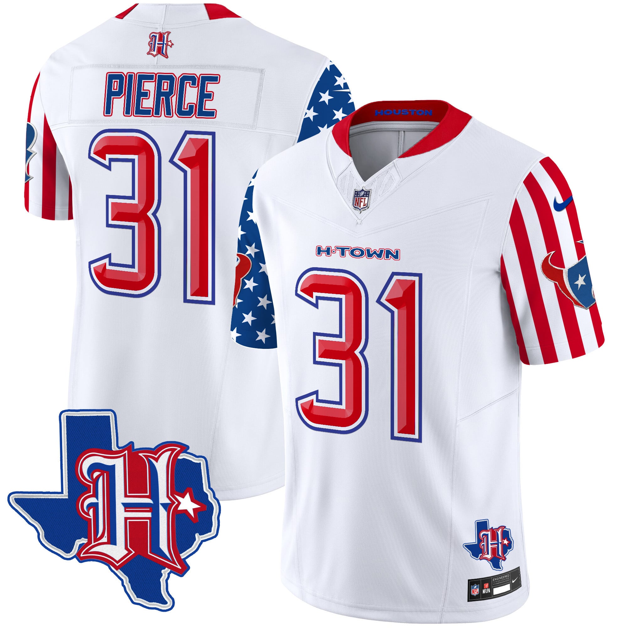 Men’s Houston Texans American Style Vapor Limited Jersey – All Stitched
