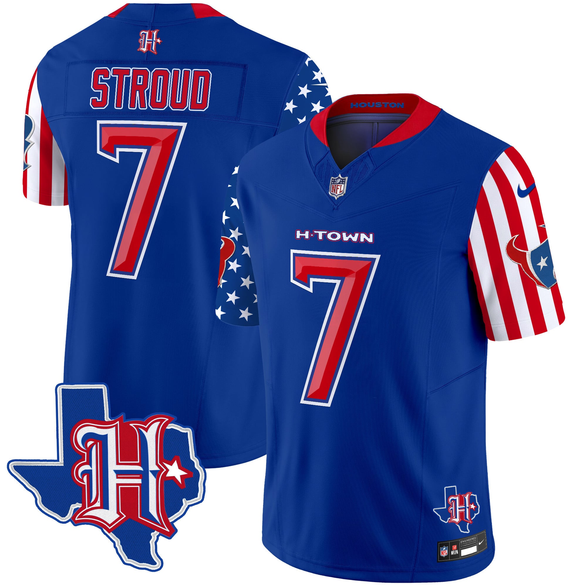 Men’s Houston Texans American Style Vapor Limited Jersey – All Stitched