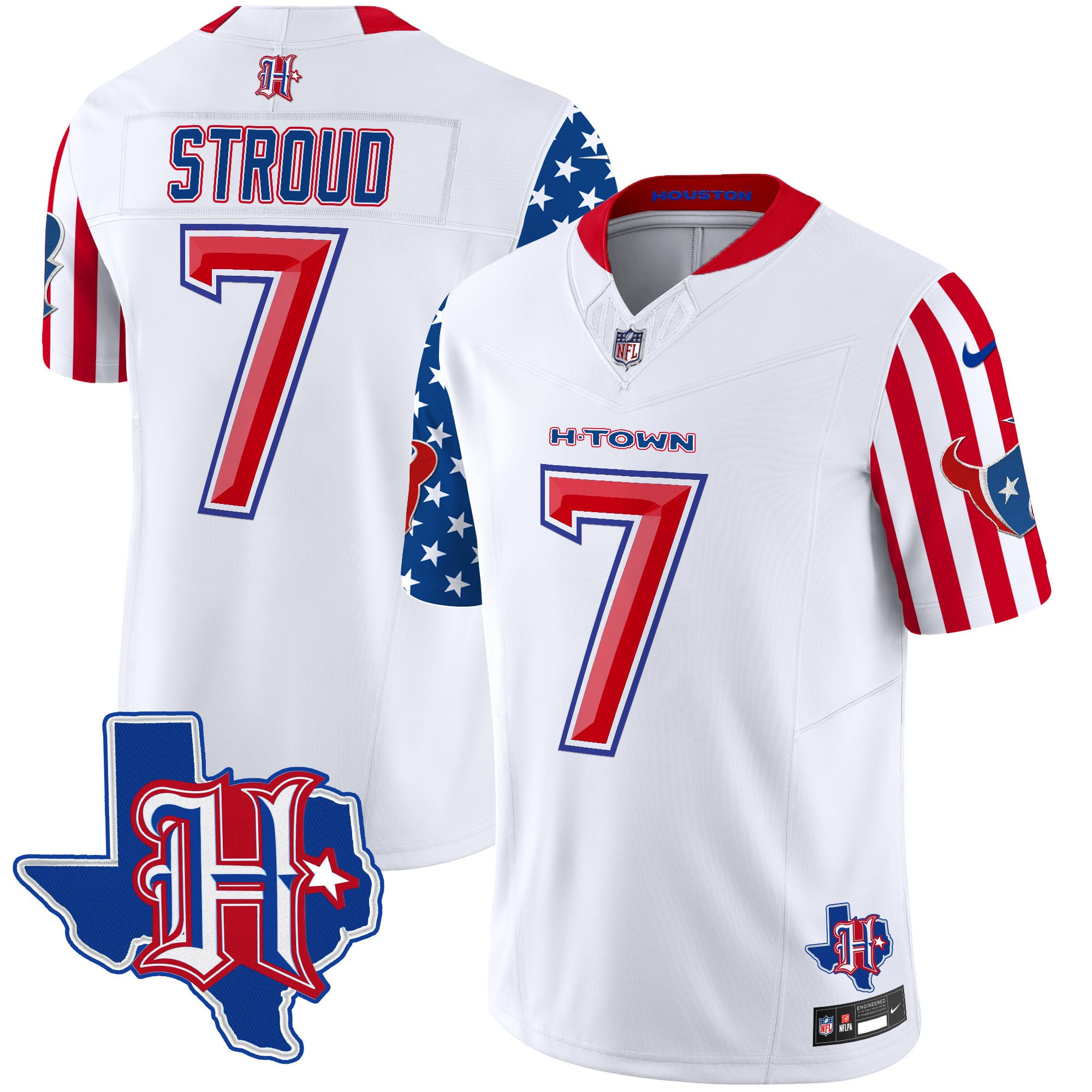 Men’s Houston Texans American Style Vapor Limited Jersey – All Stitched