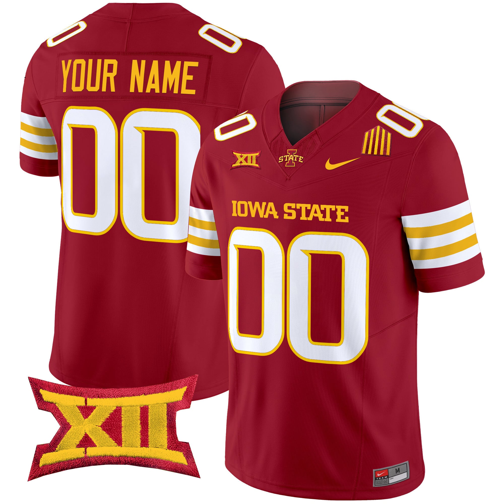 Iowa State Cyclones 2024 Vapor Limited Custom Jersey – All Stitched