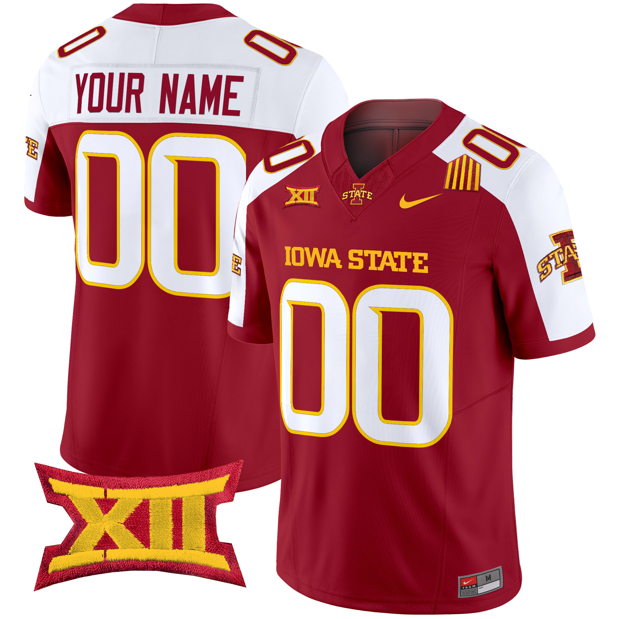 Iowa State Cyclones 2024 Vapor Limited Custom Jersey – All Stitched