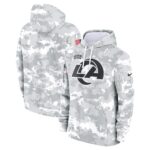 Los Angeles Rams 2024 Salute to Service Pullover Hoodie – Arctic Camo