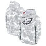 Eagles 2024 Salute to Service Pullover Hoodie – Arctic Camo
