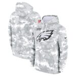 Eagles 2024 Salute to Service Pullover Hoodie – Arctic Camo