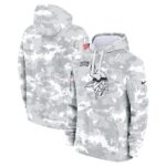 Minnesota Vikings 2024 Salute to Service Pullover Hoodie – Arctic Camo