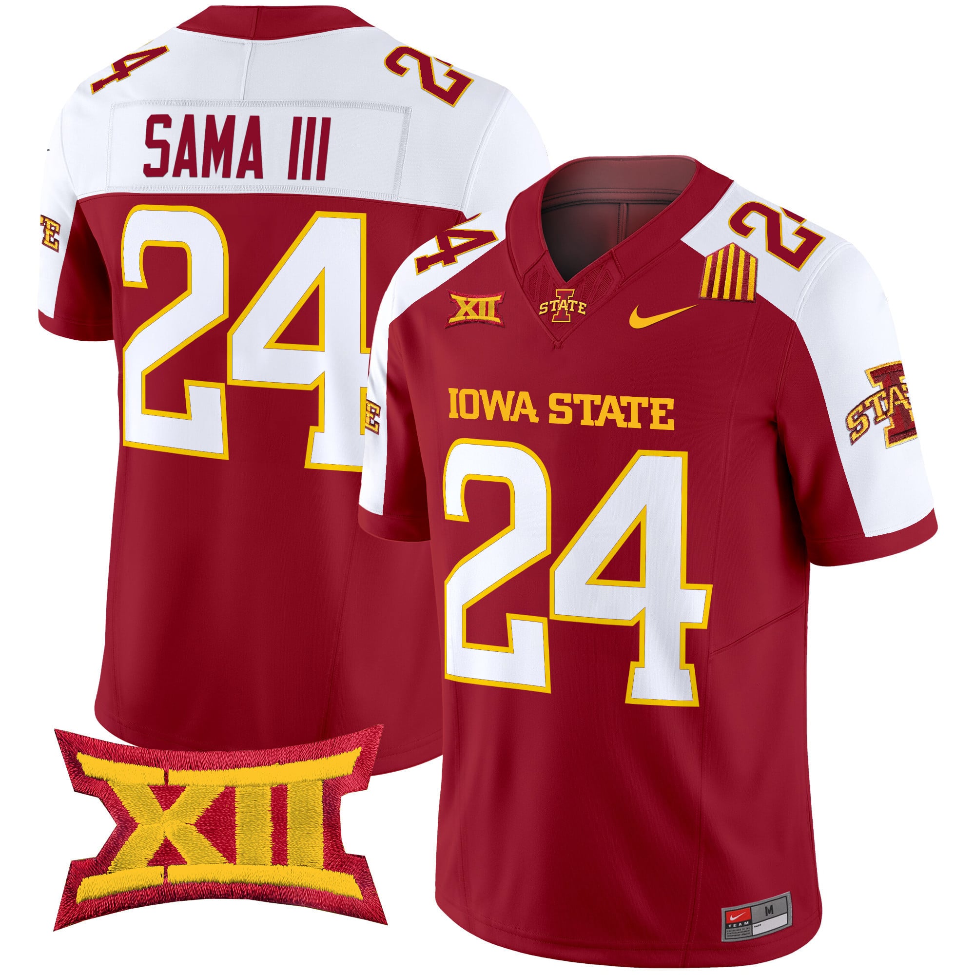 Men’s Iowa State Cyclones 2024 Vapor Limited Jersey – All Stitched