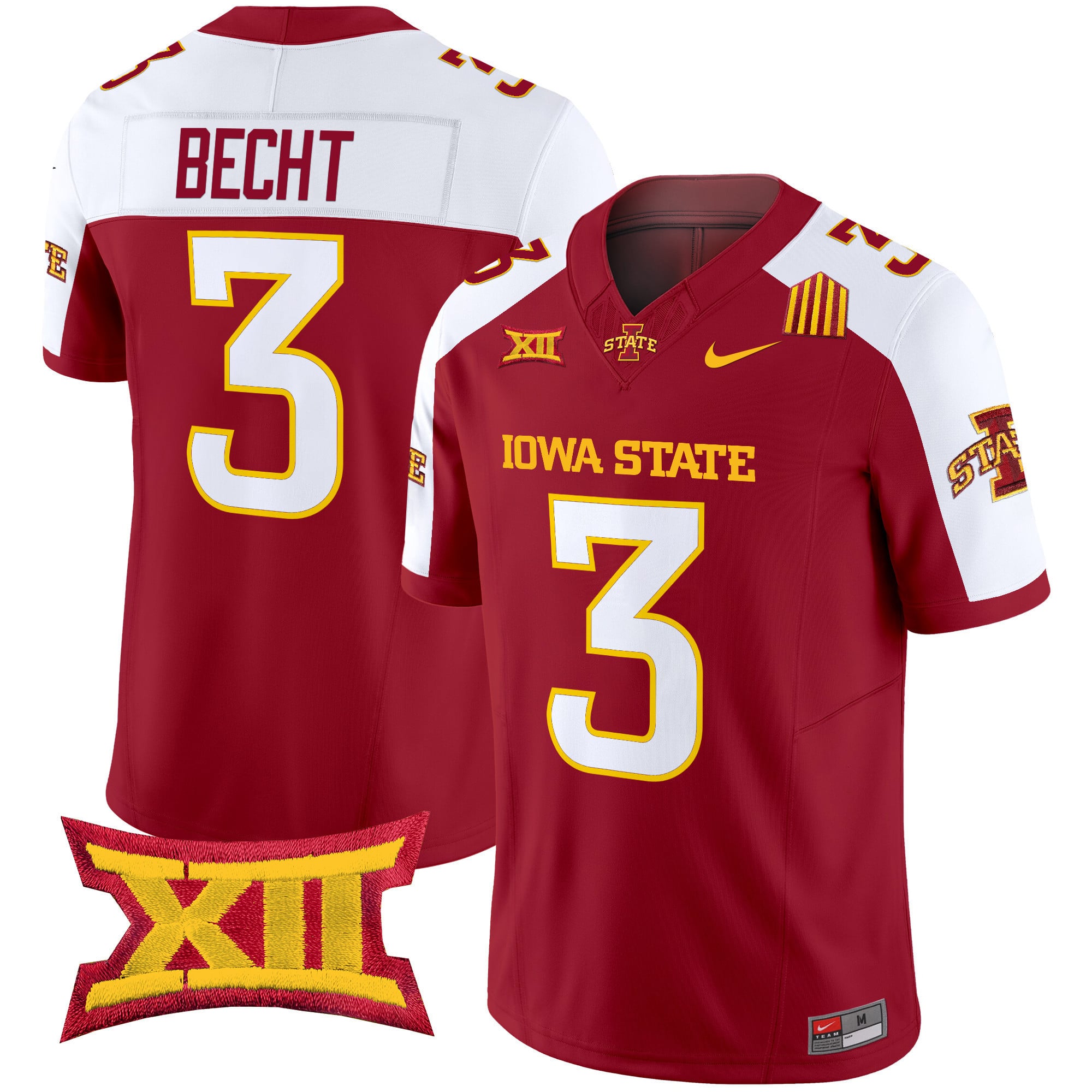 Men’s Iowa State Cyclones 2024 Vapor Limited Jersey – All Stitched