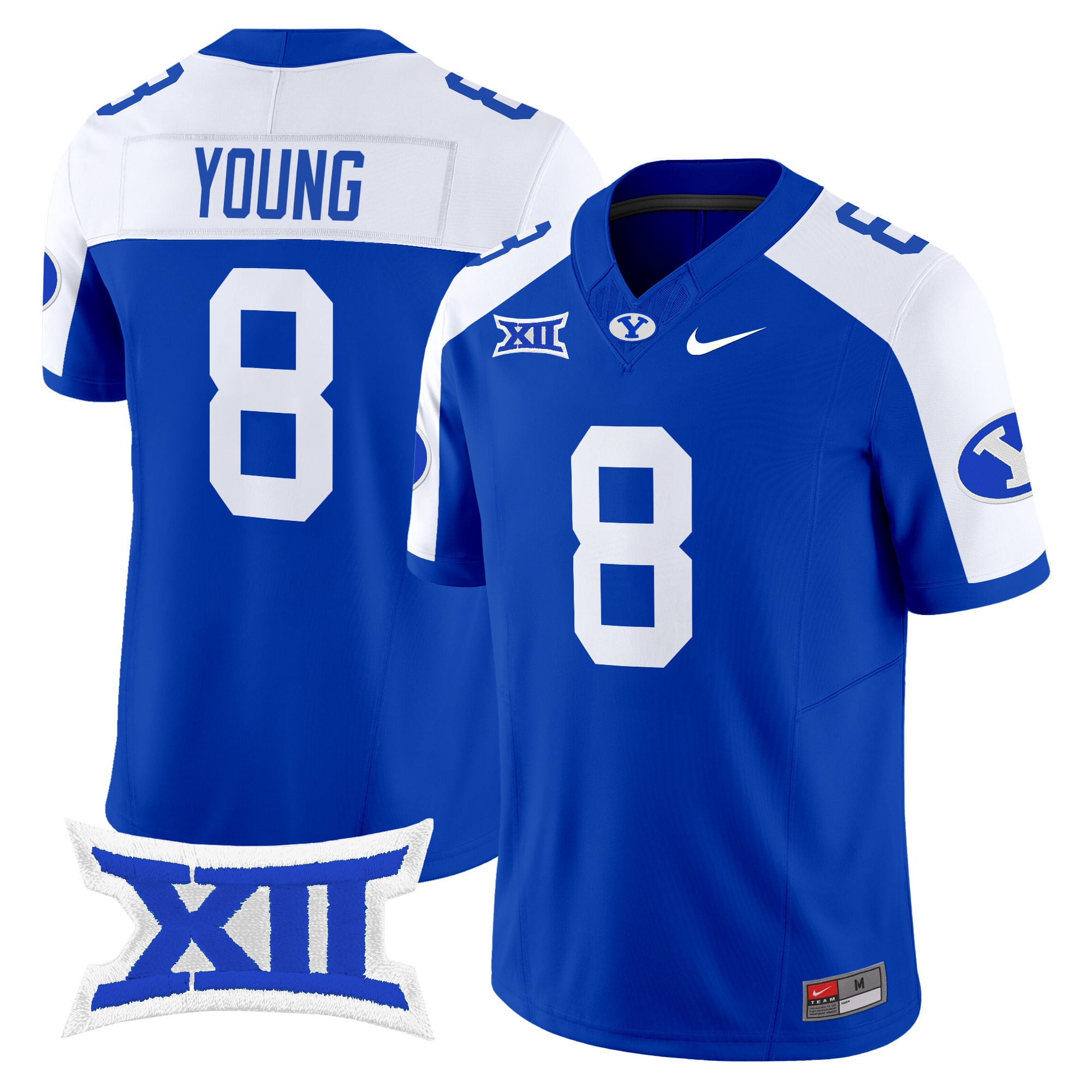 Men’s BYU Cougars 2024 Vapor Limited Jersey – All Stitched