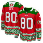 Men’s 49ers 2024 Christmas Premier Breakaway Jersey – All Printed