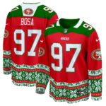 Men’s 49ers 2024 Christmas Premier Breakaway Jersey – All Printed