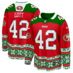 Men’s 49ers 2024 Christmas Premier Breakaway Jersey – All Printed
