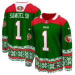 Men’s 49ers 2024 Christmas Premier Breakaway Jersey – All Printed