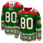 Men’s 49ers 2024 Christmas Premier Breakaway Jersey – All Printed