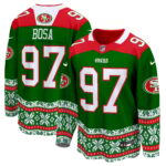 Men’s 49ers 2024 Christmas Premier Breakaway Jersey – All Printed