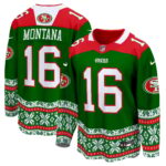 Men’s 49ers 2024 Christmas Premier Breakaway Jersey – All Printed