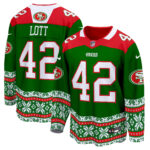 Men’s 49ers 2024 Christmas Premier Breakaway Jersey – All Printed