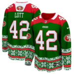 Men’s 49ers 2024 Christmas Premier Breakaway Jersey – All Printed