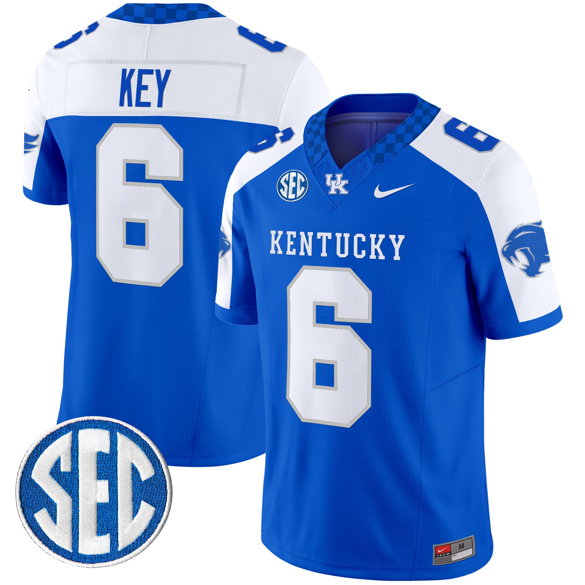 Men’s Kentucky Wildcats 2024 Vapor Limited Jersey – All Stitched