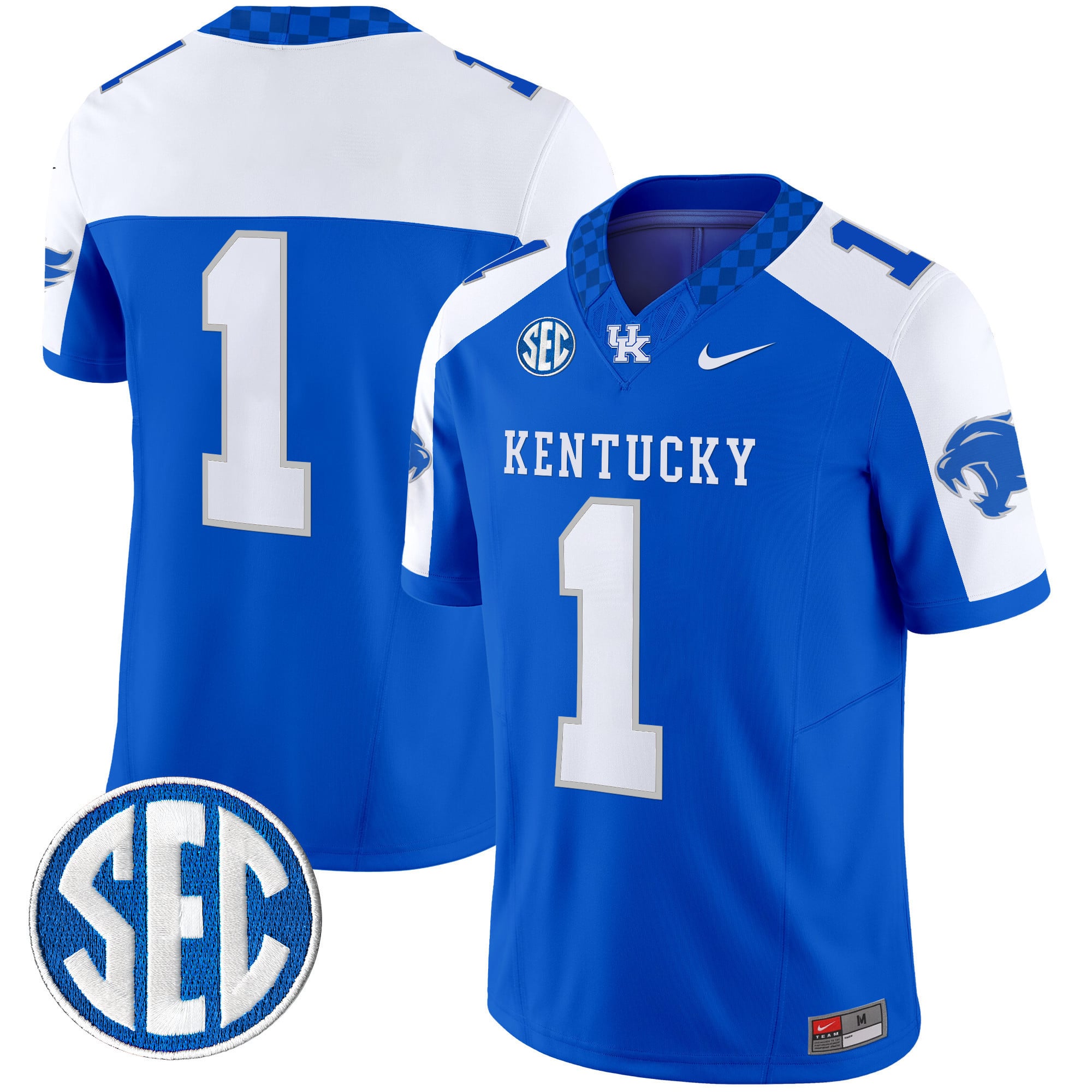 Men’s Kentucky Wildcats 2024 Vapor Limited Jersey – All Stitched
