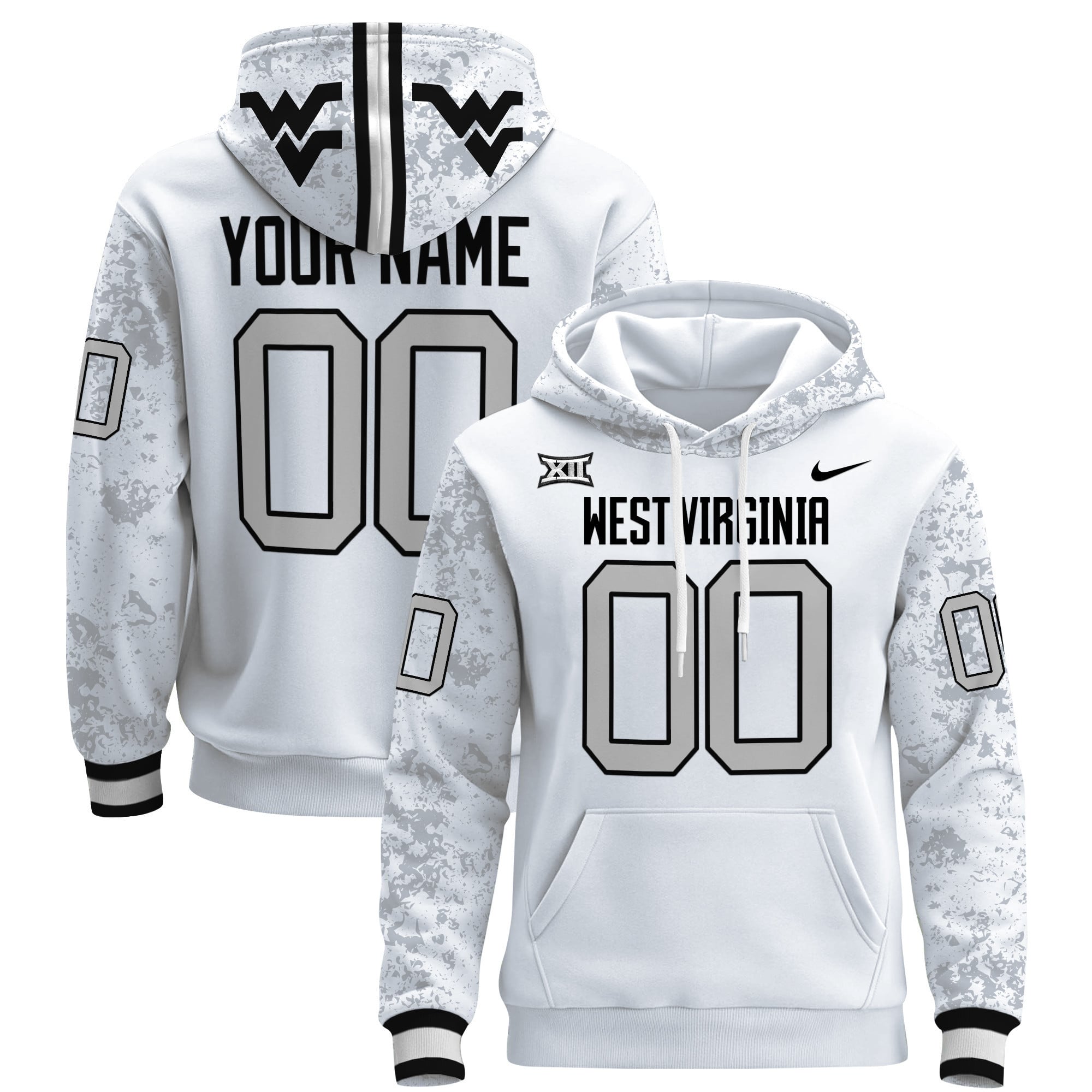 West Virginia Mountaineers 2024 Custom Pullover Hoodie