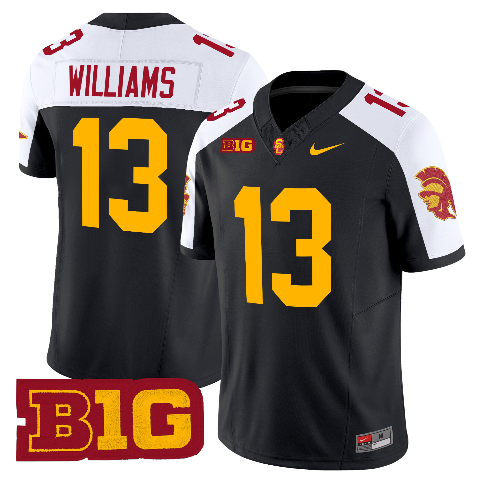 Men’s USC Trojans Throwback 2025 Vapor Limited Jersey – All Stitched