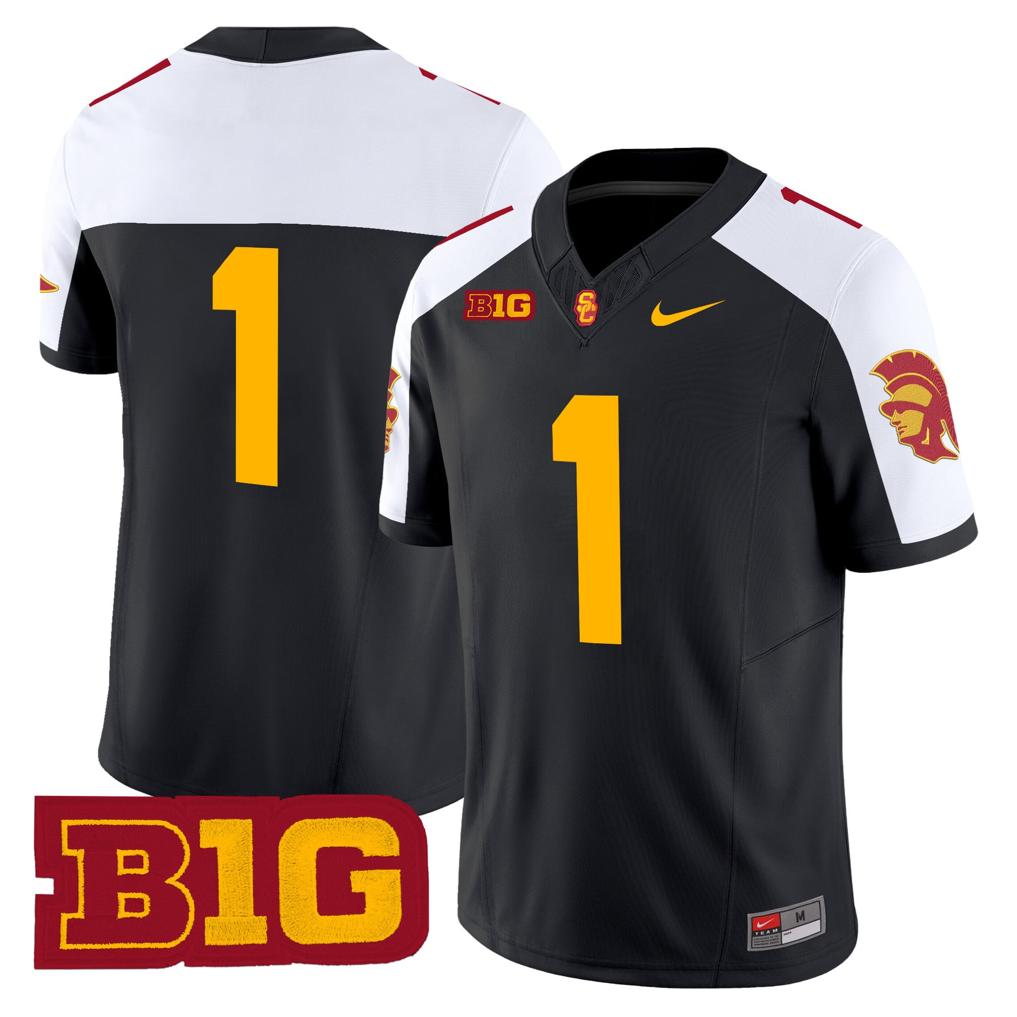 Men’s USC Trojans Throwback 2025 Vapor Limited Jersey – All Stitched