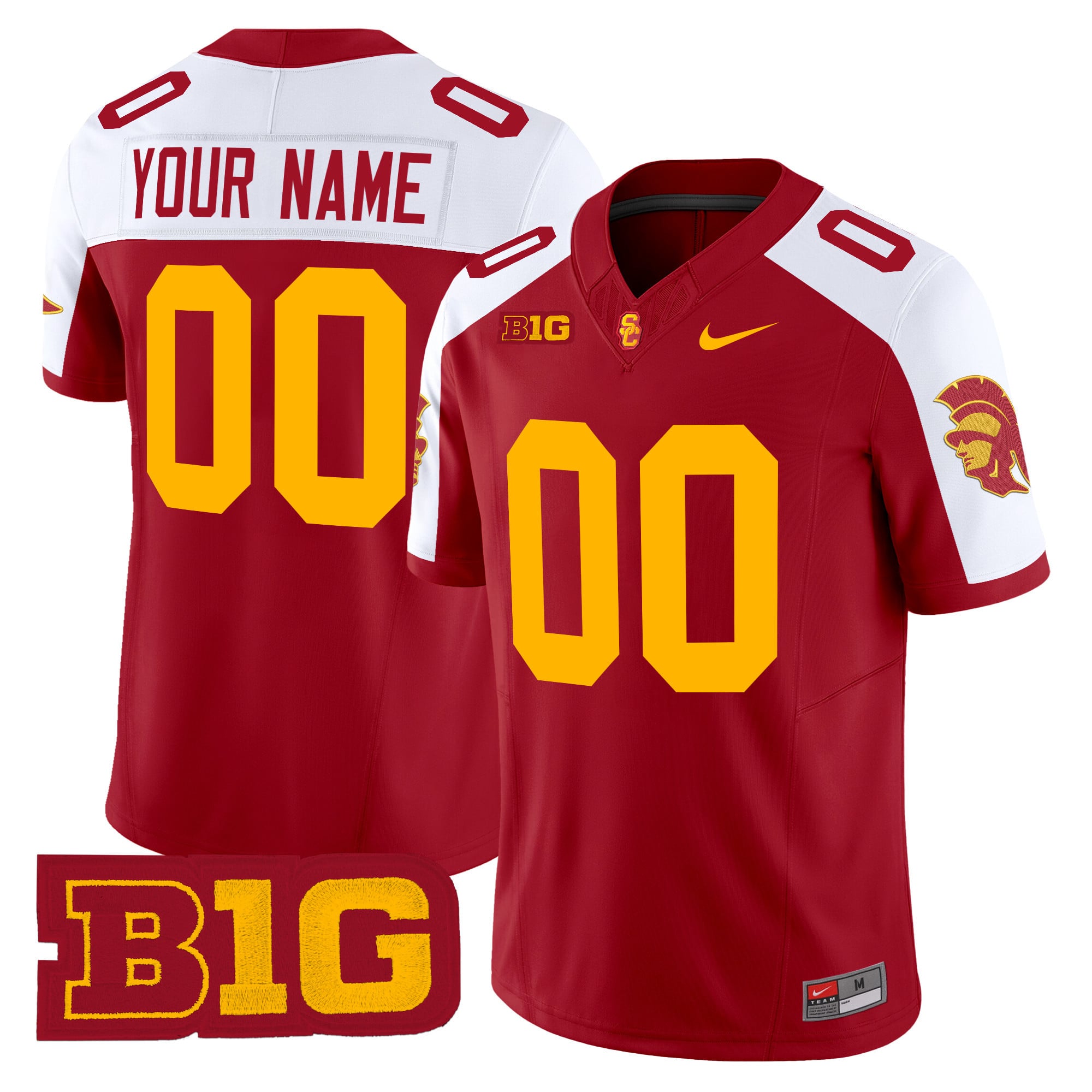 USC Trojans Throwback 2025 Vapor Limited Custom Jersey – All Stitched
