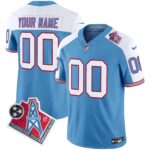 Titans 1997 Throwback Vapor Limited Custom Jersey – All Stitched