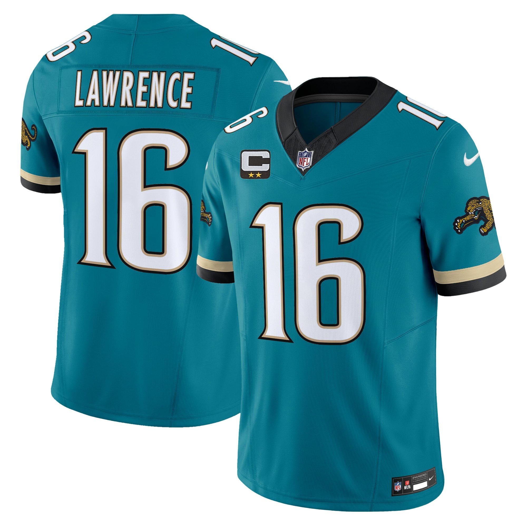 Men’s Jacksonville Jaguars Throwback Vapor Limited Jersey – All Stitched