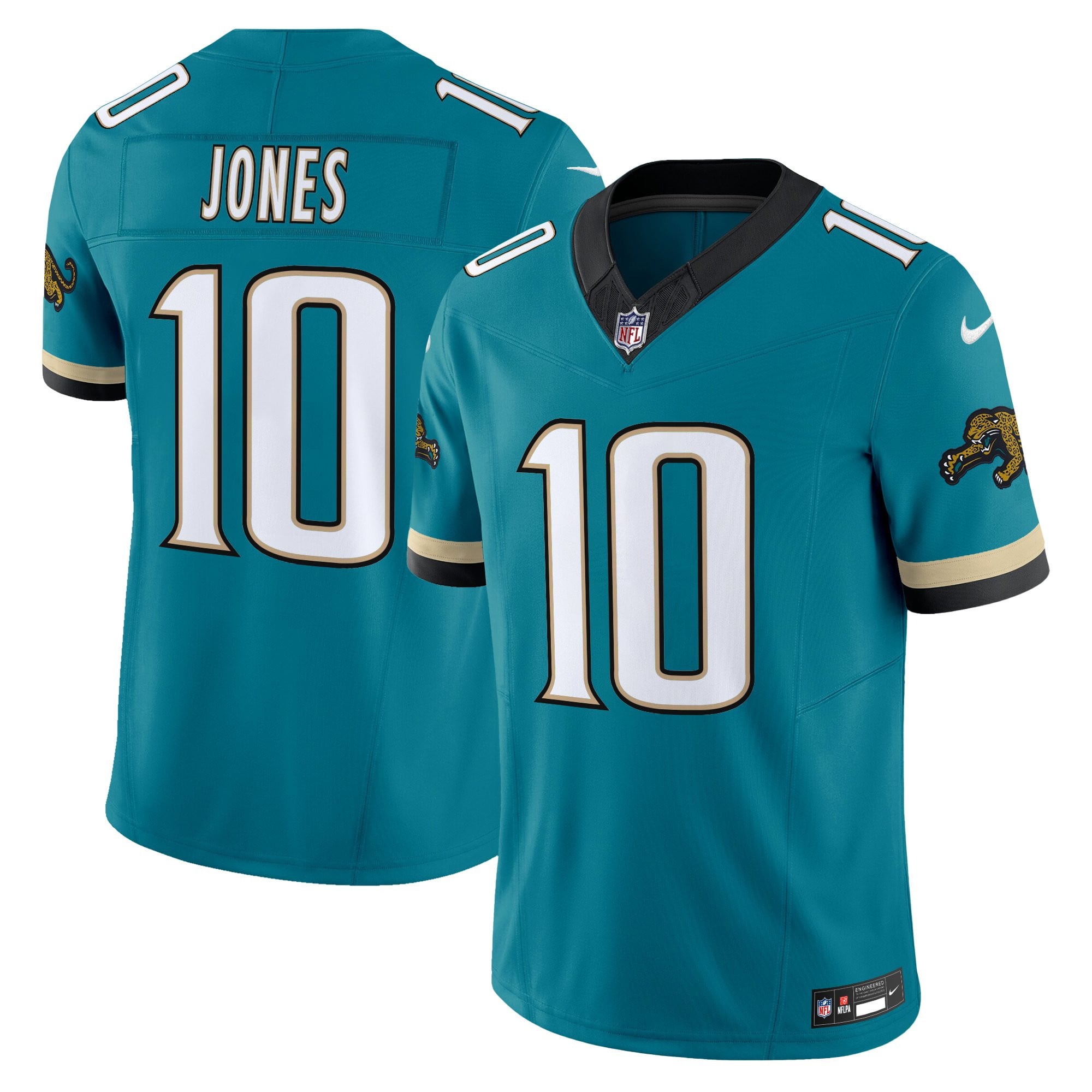 Men’s Jacksonville Jaguars Throwback Vapor Limited Jersey – All Stitched
