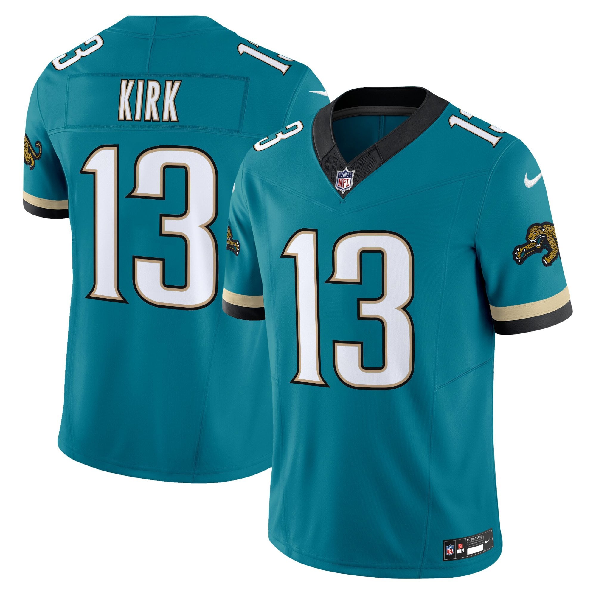 Men’s Jacksonville Jaguars Throwback Vapor Limited Jersey – All Stitched