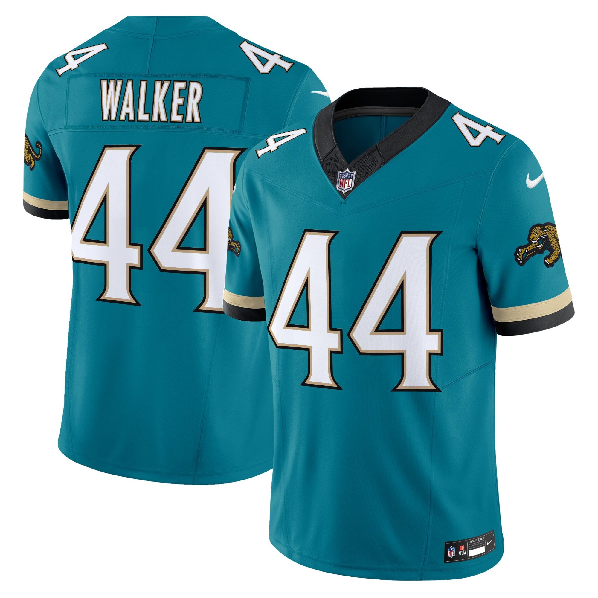 Men’s Jacksonville Jaguars Throwback Vapor Limited Jersey – All Stitched