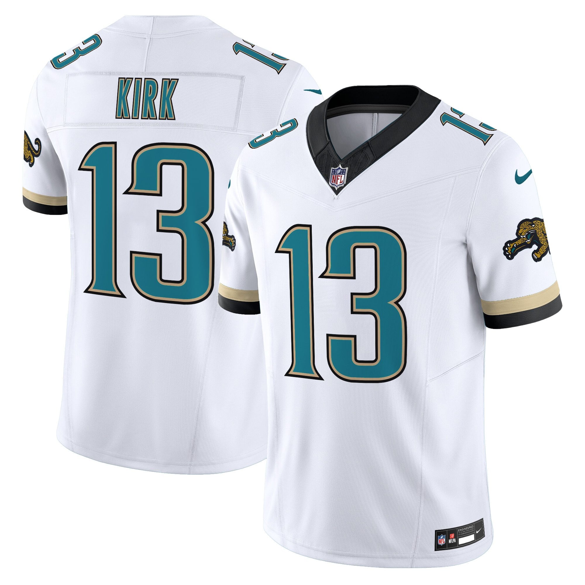 Men’s Jacksonville Jaguars Throwback Vapor Limited Jersey – All Stitched